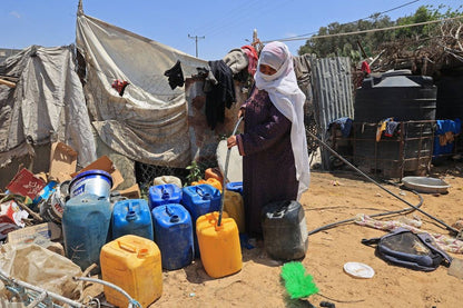 Water tank for Gaza