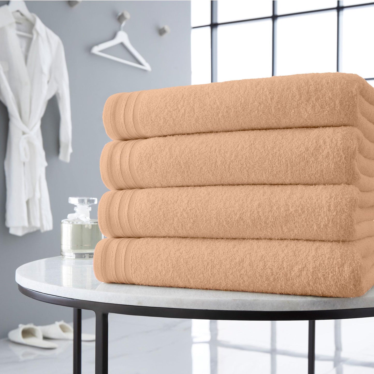 Home & Bath 4 Piece Bath Towel Set