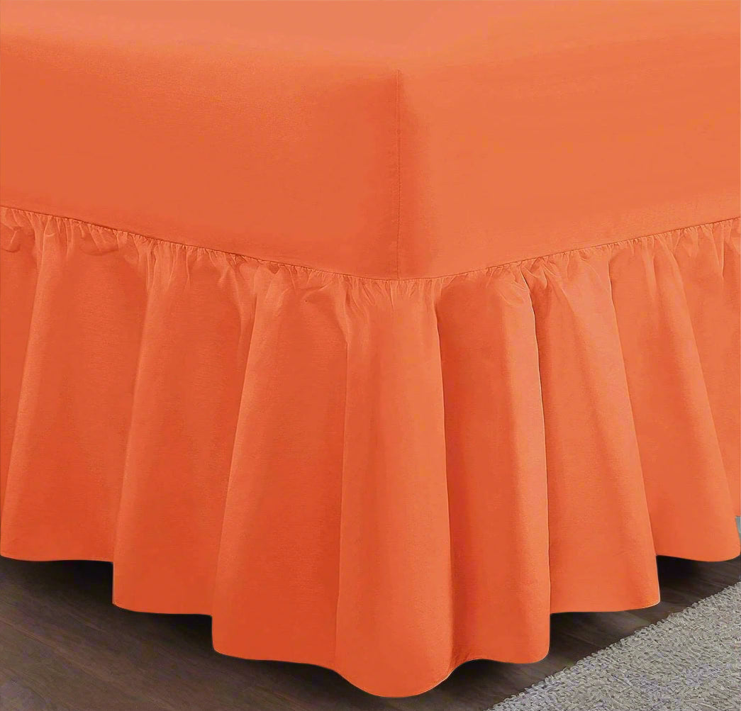 Easy Care Percale Valance Fitted Sheet 22 Colours All Bed Sizes