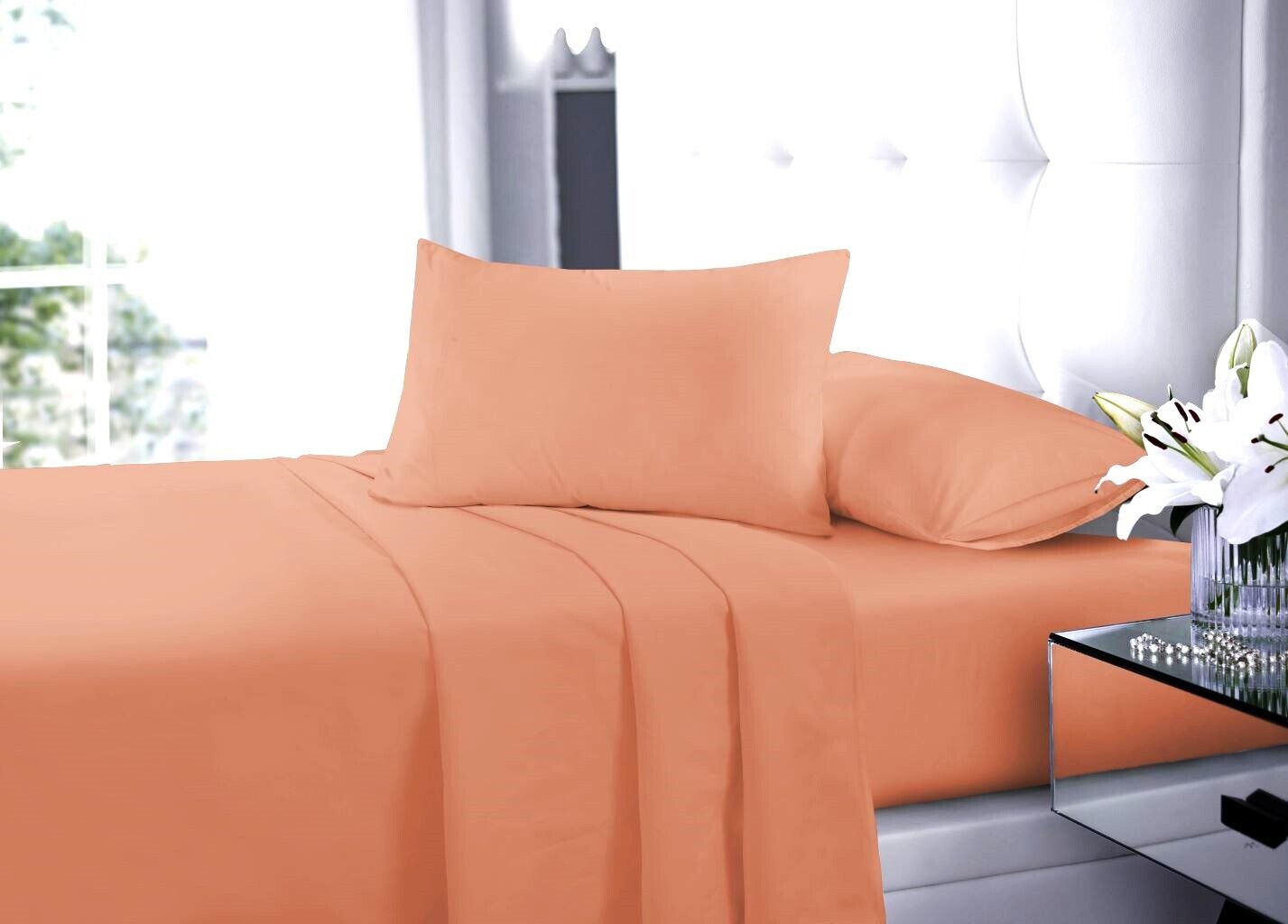 Easy Care Percale Flat Sheet 22 Colours All Bed Sizes