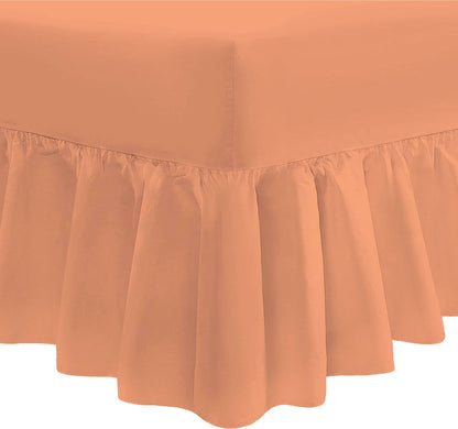 Easy Care Percale Valance Fitted Sheet 22 Colours All Bed Sizes