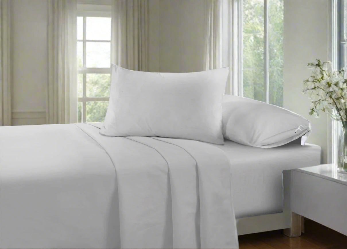 Soft Touch Luxury Microfibre Fitted Sheet 8 Colours 40 cm Depth– Home & Bath