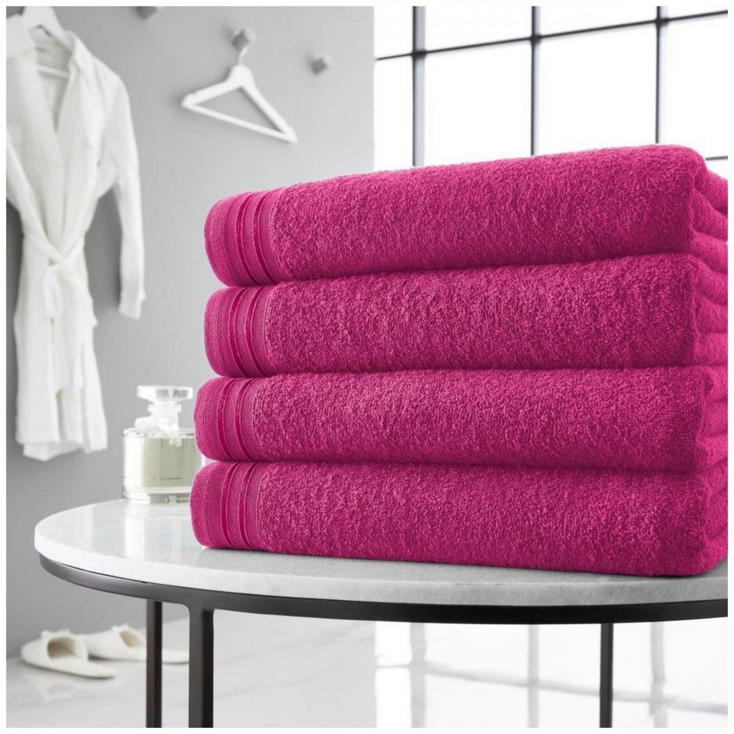 Home & Bath 4 Piece Bath Towel Set
