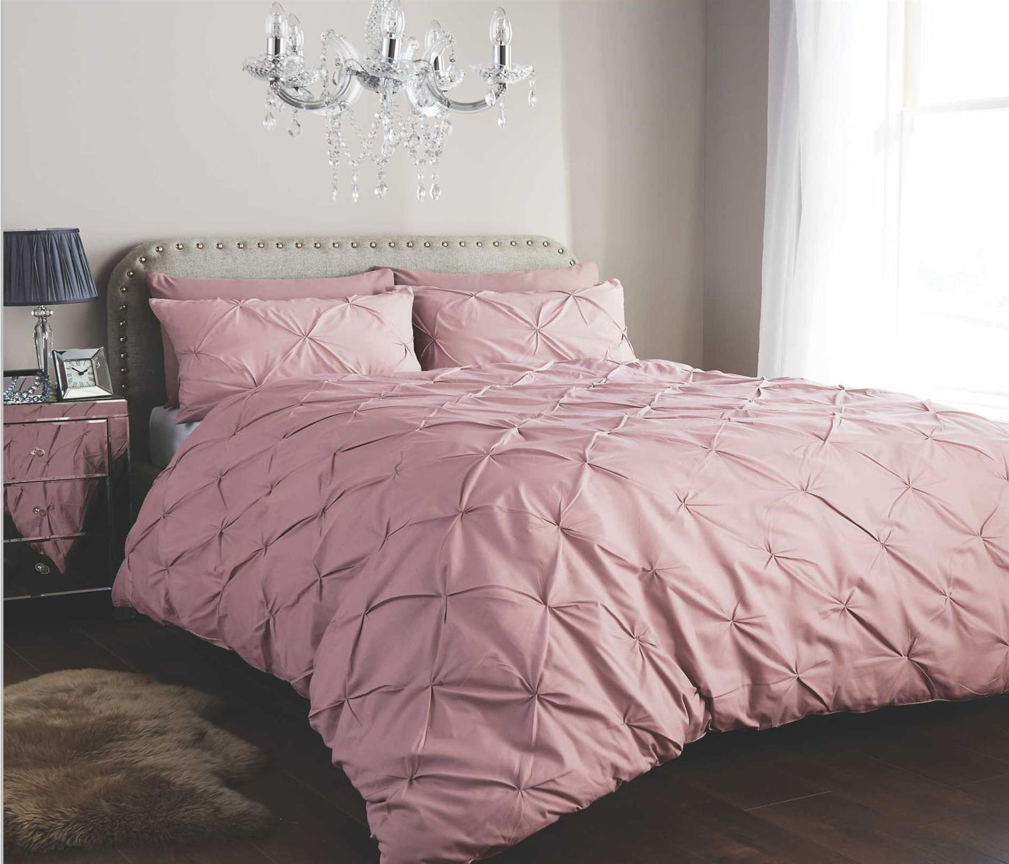 Pintuck Duvet Set