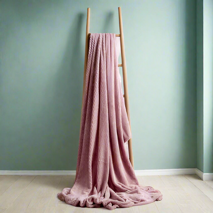Chevron Fleece Throw 3 Colours