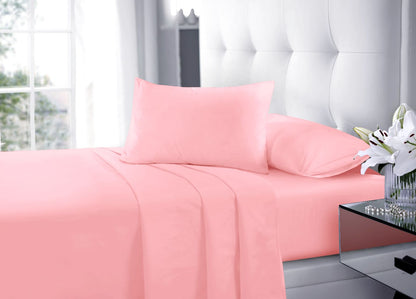Soft Touch Luxury Microfibre Fitted Sheet 25 cm Depth– Home & Bath