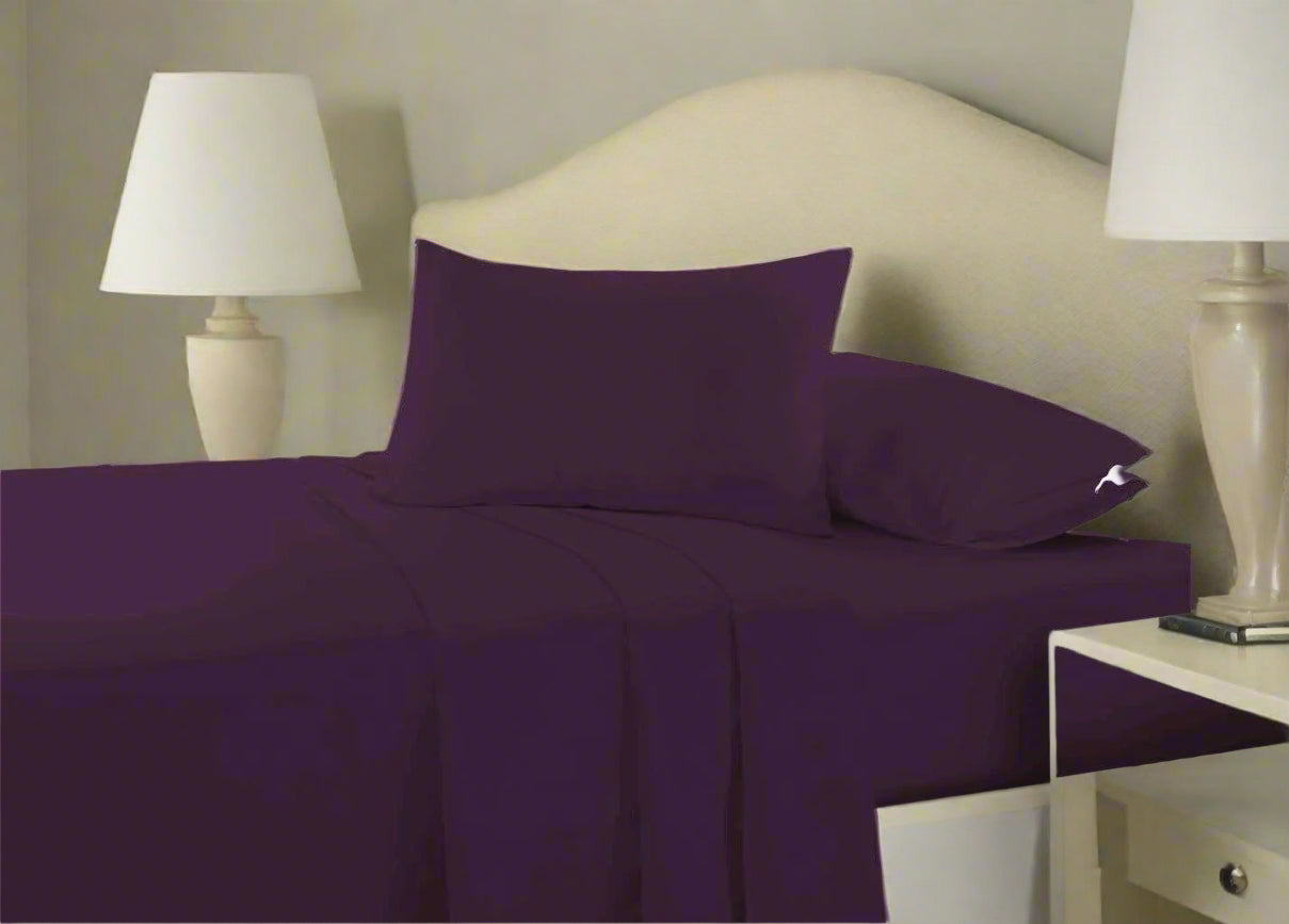 Easy Care Percale Flat Sheet 22 Colours All Bed Sizes