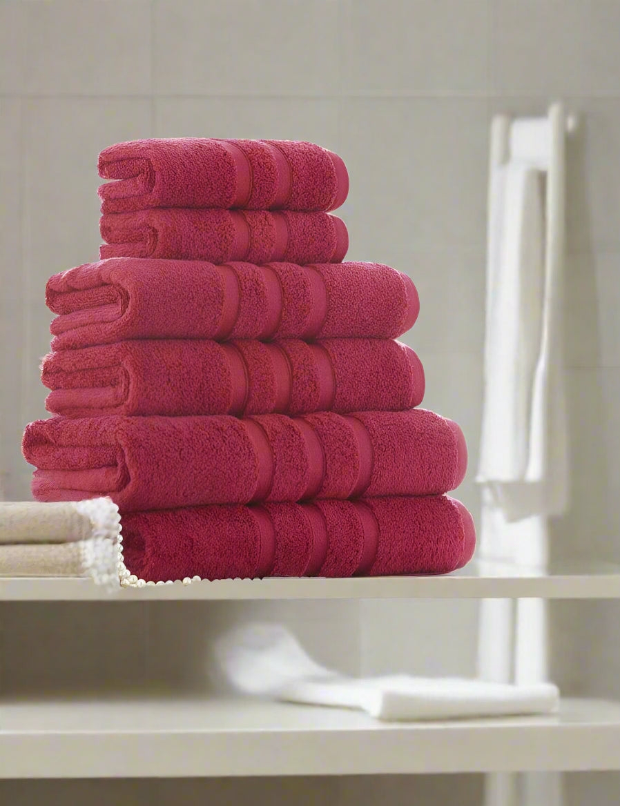 Zero Twist Towel Pack 600 GSM Egyptian Cotton 17 Colours