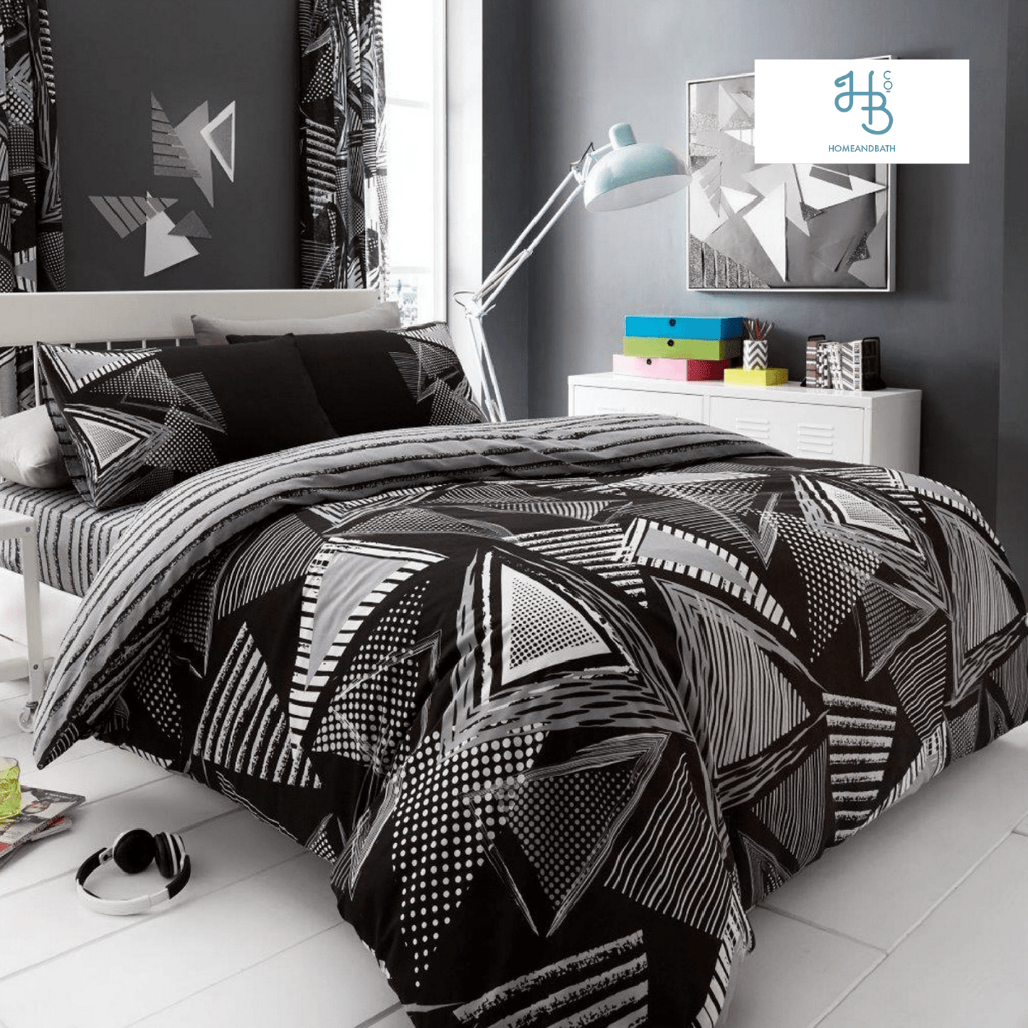 Pop Triangle Duvet Set