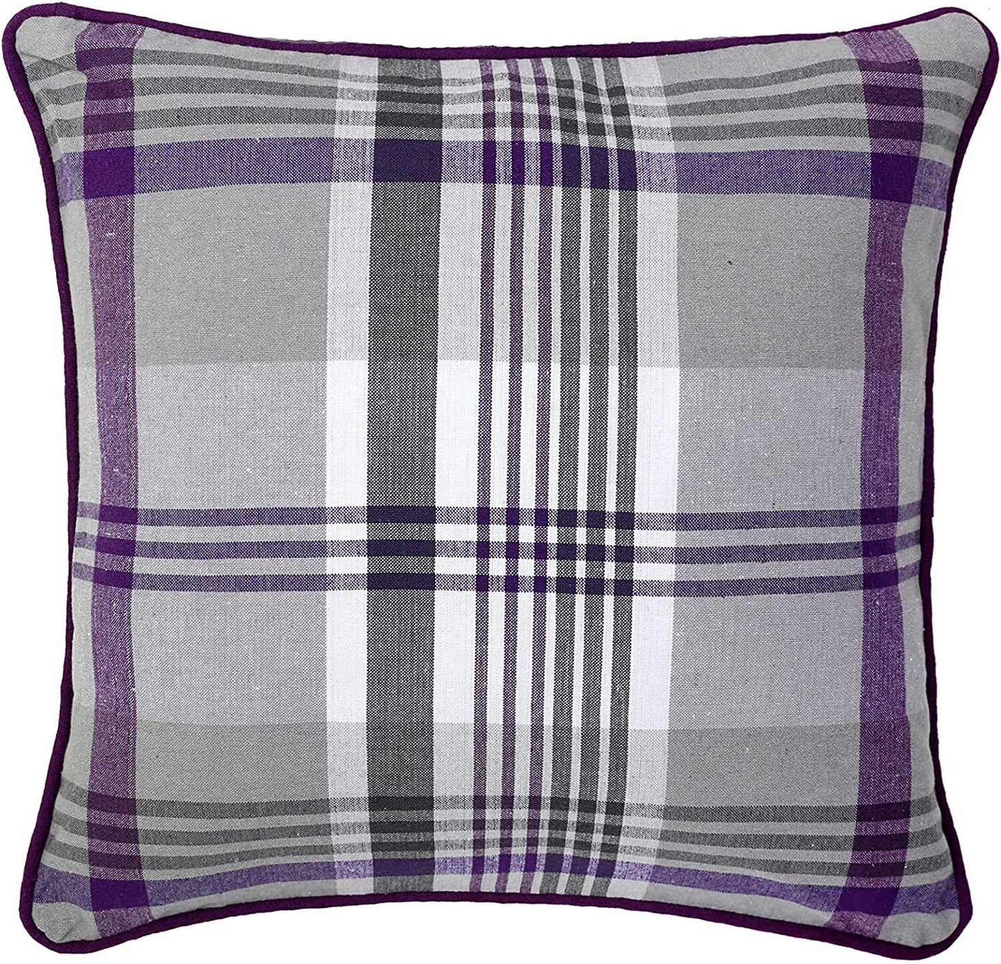 Check Tartan Filled Cushion 12 Colours