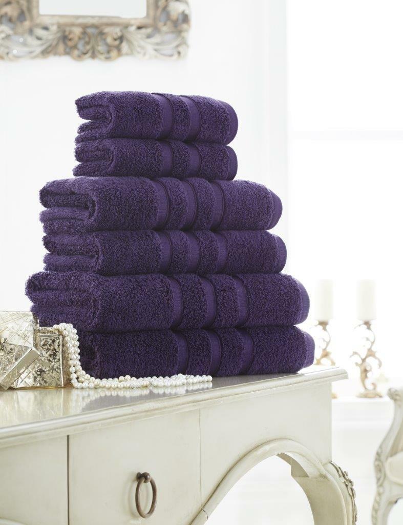 Zero Twist Towel Pack 600 GSM Egyptian Cotton 17 Colours