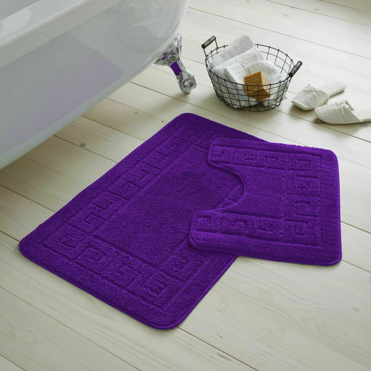 Eros Bath Mat & Pedestal Set 26 Colours