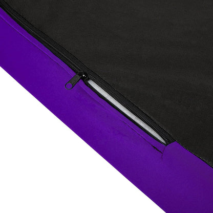 Purple Ultimate Z-Bed Cube: Foldable Mattress for Adults and Kids - Sleepover Chair Bed, Single Futon Ready Bed, Floor Mattress for Living Room - Lightweight, Comfy, and Easily Foldable Bed