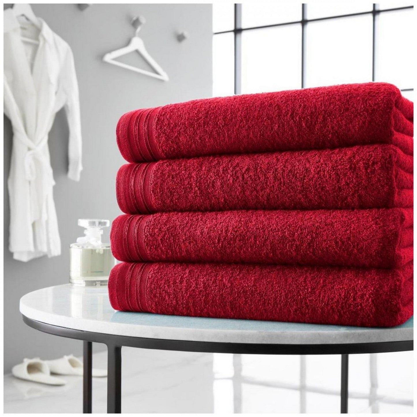 Home & Bath 4 Piece Bath Towel Set