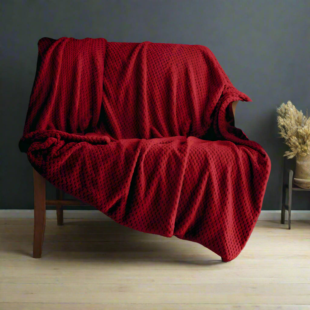 Luxury Comb Throw 18 Colours