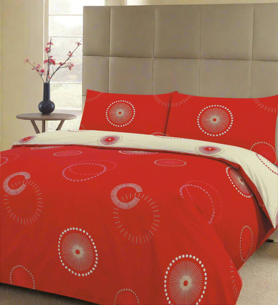 Multi Circle Duvet Set 4 Colours