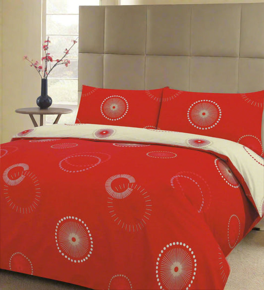 Multi Circle Duvet Set 4 Colours