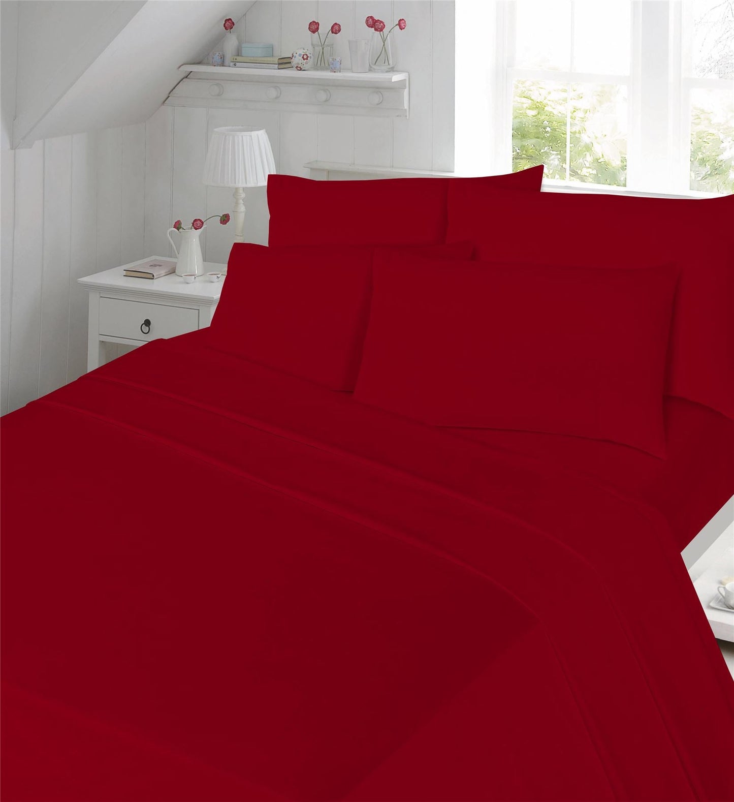 Luxury Percale 180 Thread Count Fitted Sheet 14 Colours