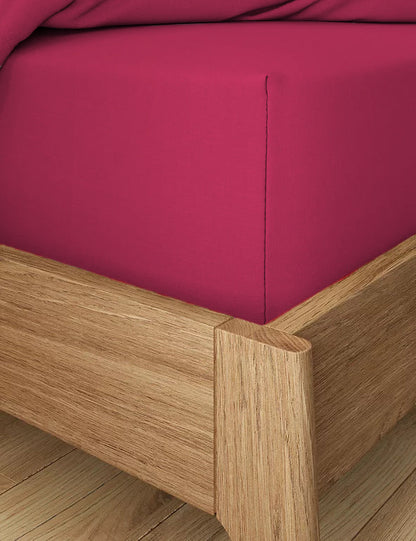 200 Thread Count Egyptian Cotton Fitted Sheet 11 Colours