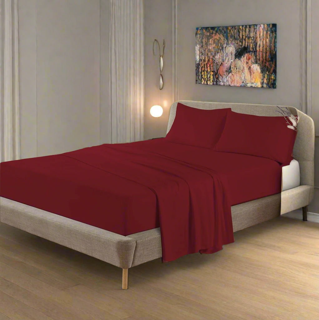 Flannelette 100% Cotton Fitted Sheet 10" & 16" Depth 10 Colours