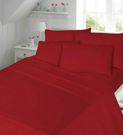 Luxury Percale 180 Thread Count 16" (40 cm) Depth  Fitted Sheet 14 Colours