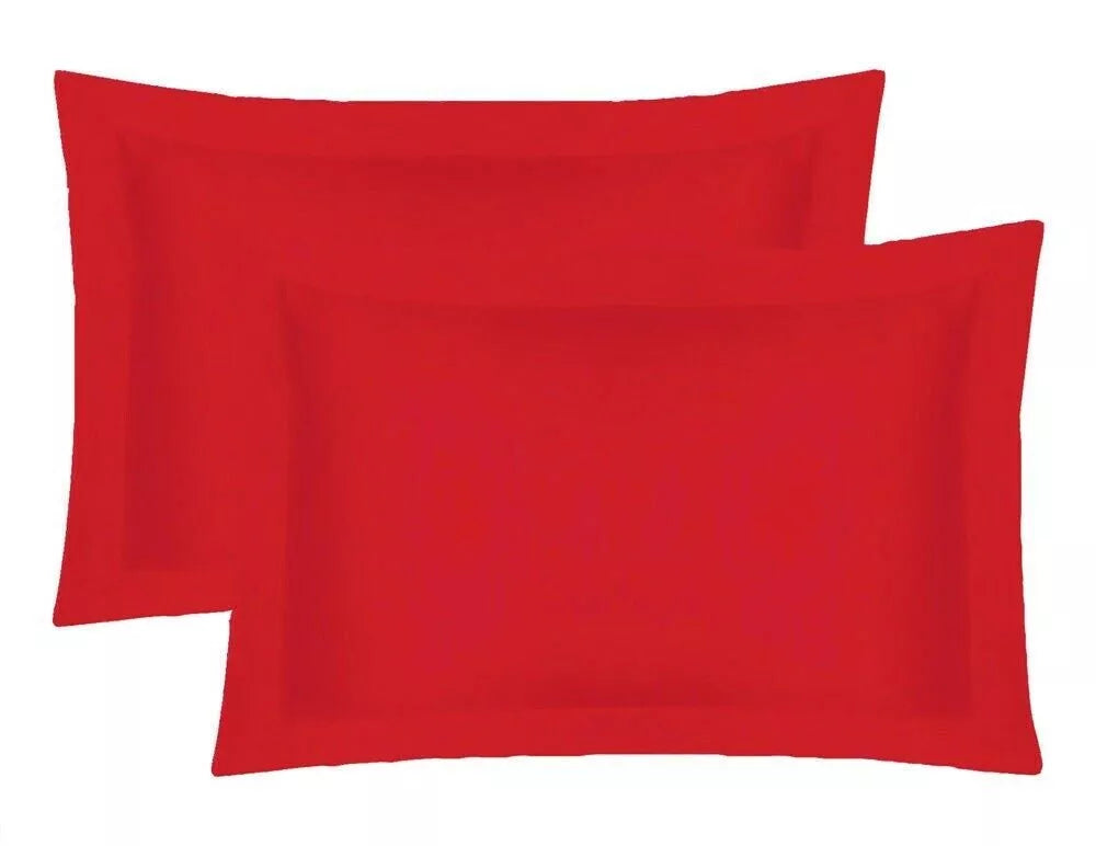 200 Thread Count Egyptian Cotton Pillowcases 10 Colours