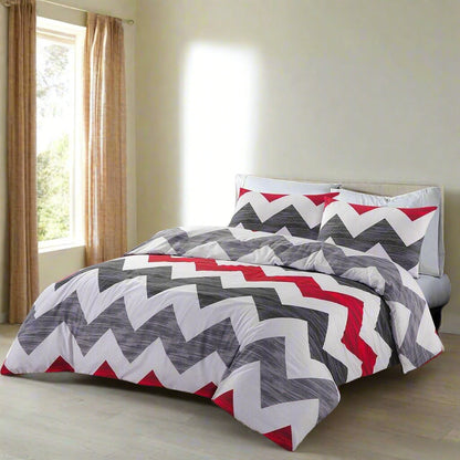 Geometric Printed Duvet Cover Set