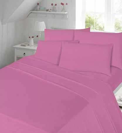 Luxury Percale 180 Thread Count 16" (40 cm) Depth  Fitted Sheet 14 Colours