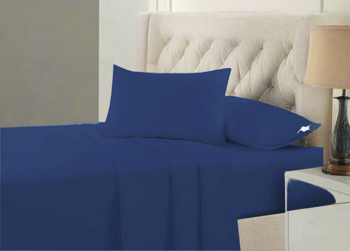 Easy Care Percale Flat Sheet 22 Colours All Bed Sizes