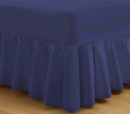 Easy Care Percale Valance Fitted Sheet 22 Colours All Bed Sizes