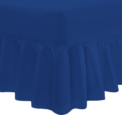 Easy Care Percale Valance Fitted Sheet 22 Colours All Bed Sizes