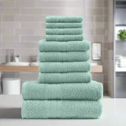 Home & Bath 10 Piece Bale Towel Set