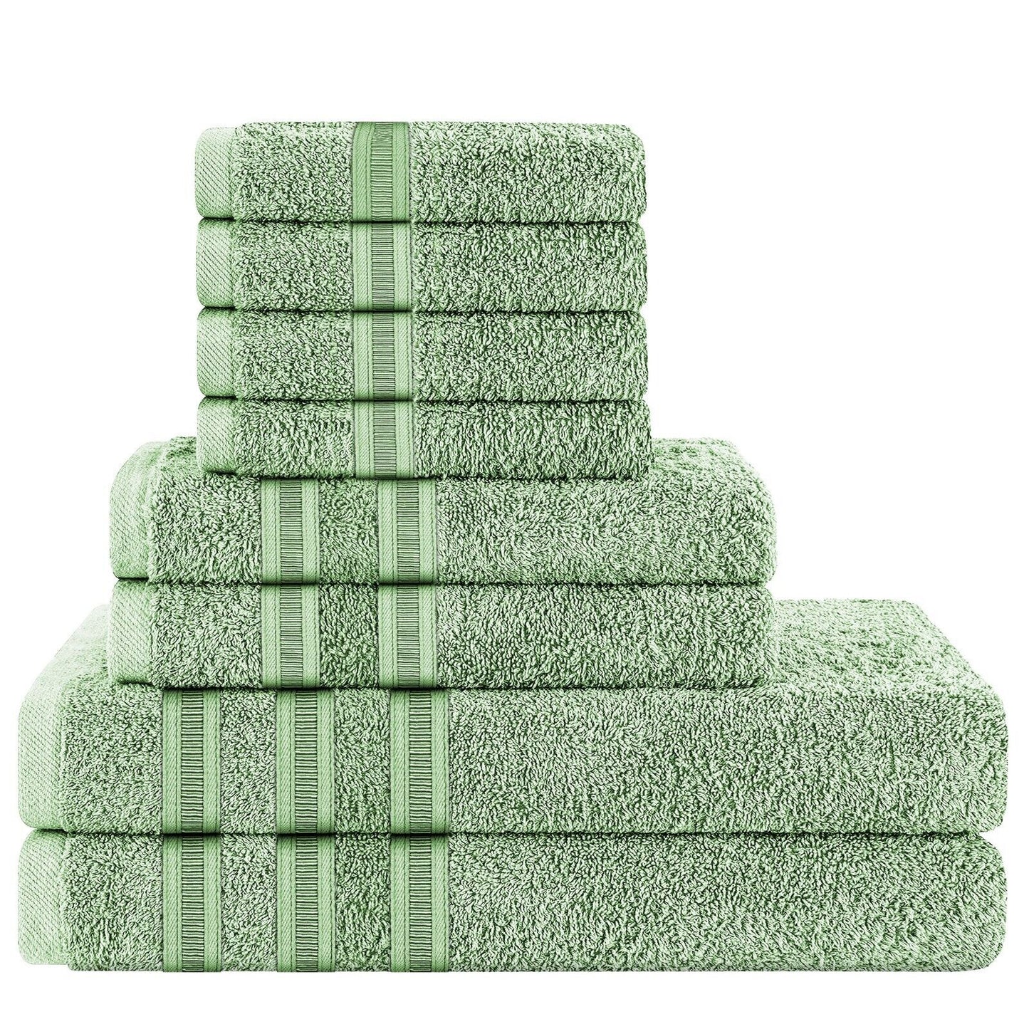 H & B 8 Piece Towel Bale Set 6 Colours
