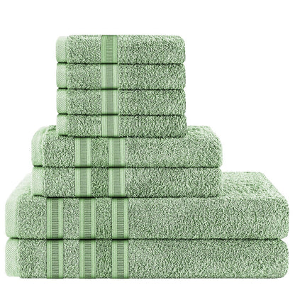 H & B 8 Piece Towel Bale Set 6 Colours