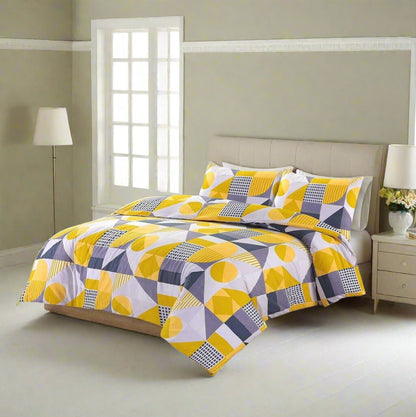 Geometric Printed Duvet Cover Set