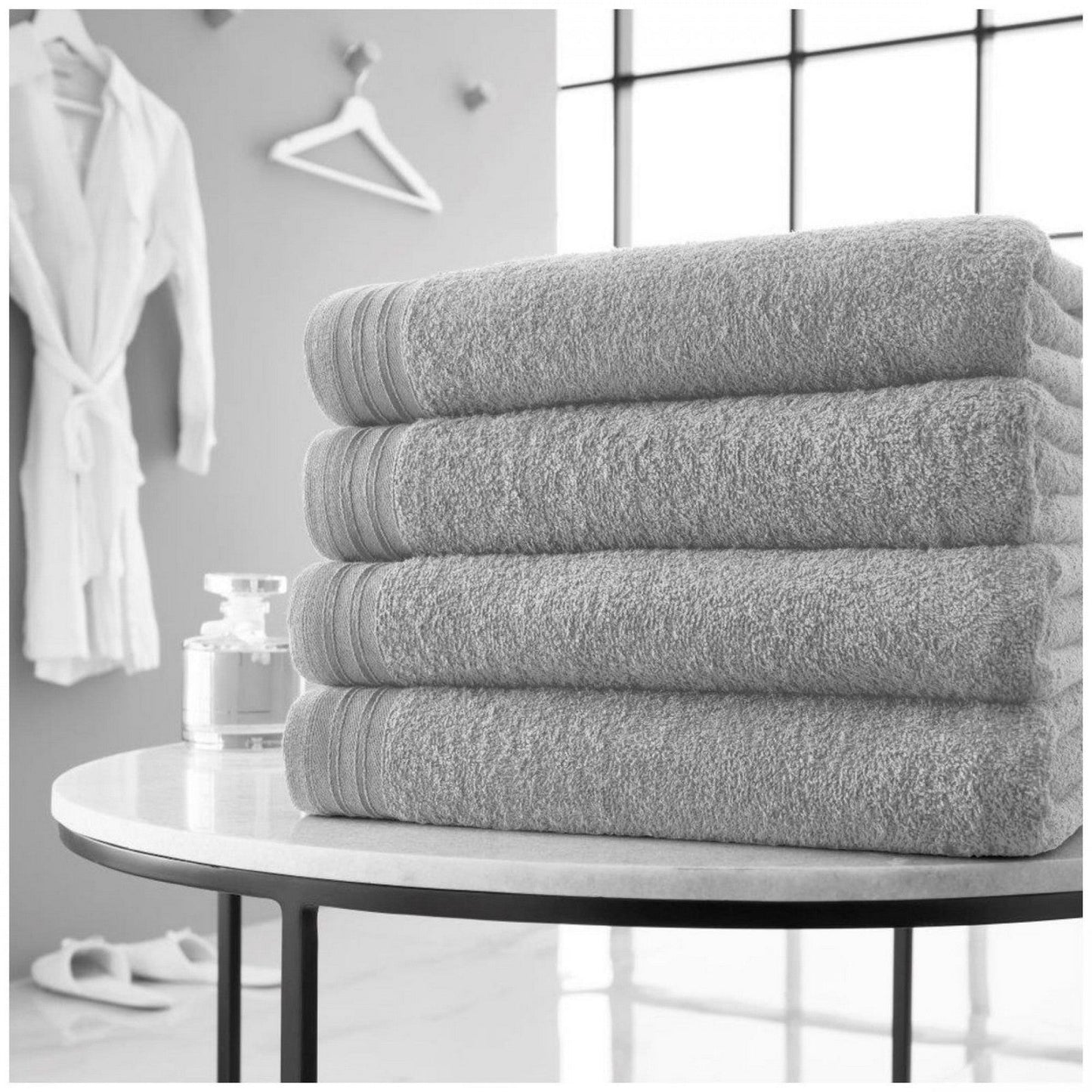 Home & Bath 4 Piece Bath Towel Set