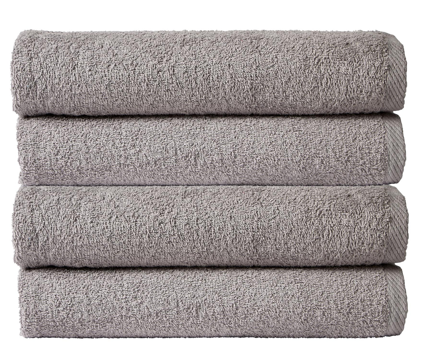 Silver Pack Of Four Bath Towels