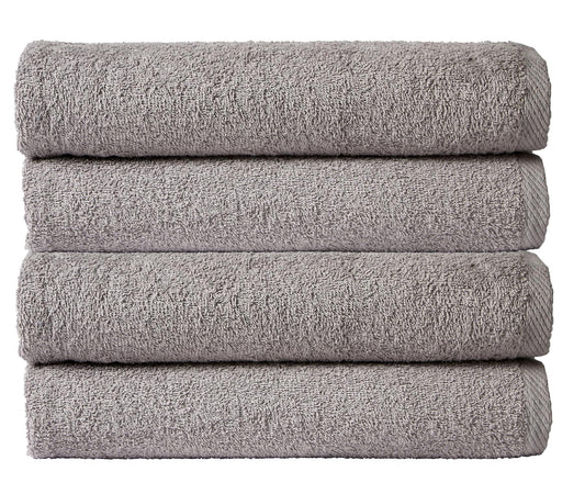 Silver Pack Of Four Bath Towels