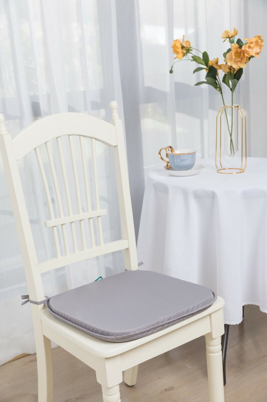 Plain Chair Cushion Seat Pads Foam Filled Tie On