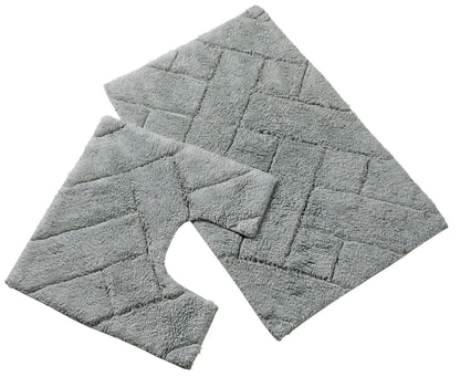Cotton Bath Mat & Pedestal Set 7 Colours