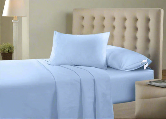 Soft Touch Luxury Microfibre Fitted Sheet 8 Colours 40 cm Depth– Home & Bath