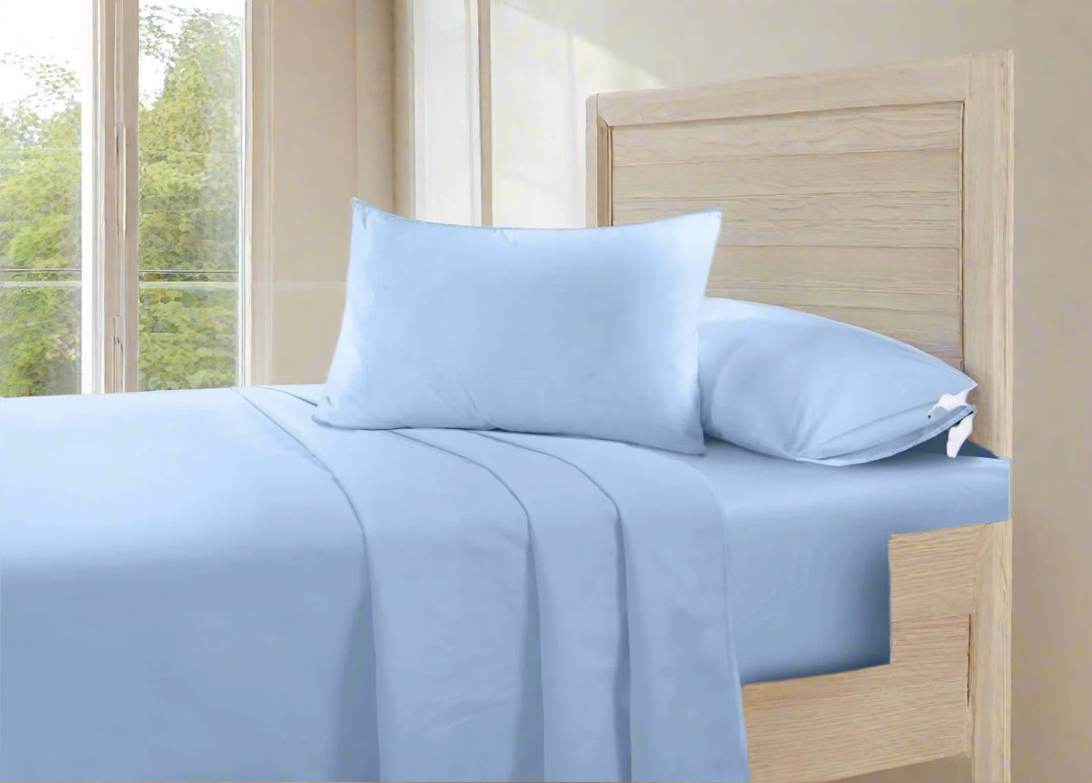 Soft Touch Luxury Microfibre Fitted Sheet 8 Colours 40 cm Depth– Home & Bath