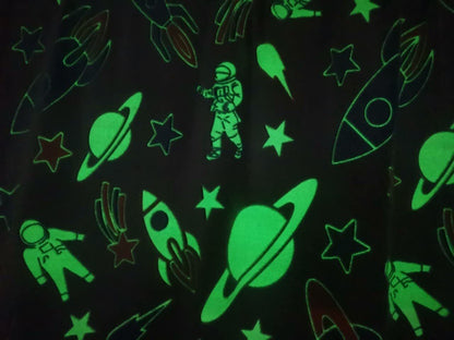 Glow In The Dark Kids Space & Planets Blanket