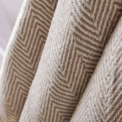 Chevron Design Cotton Throw