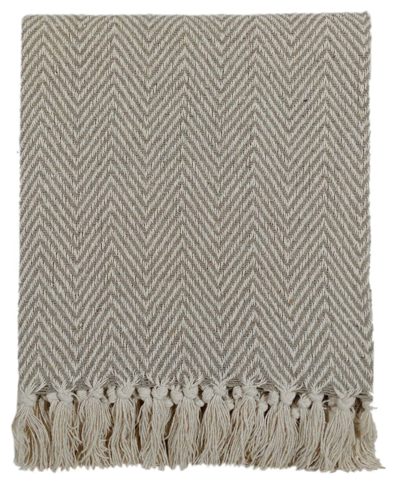 Chevron Design Cotton Throw
