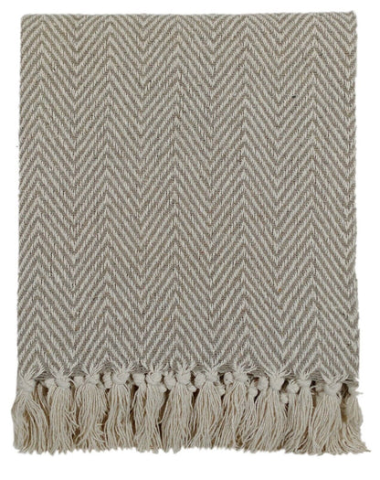 Chevron Design Cotton Throw
