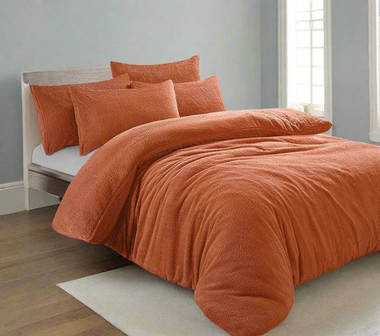 Teddy Fleece Duvet Set 15 Colours