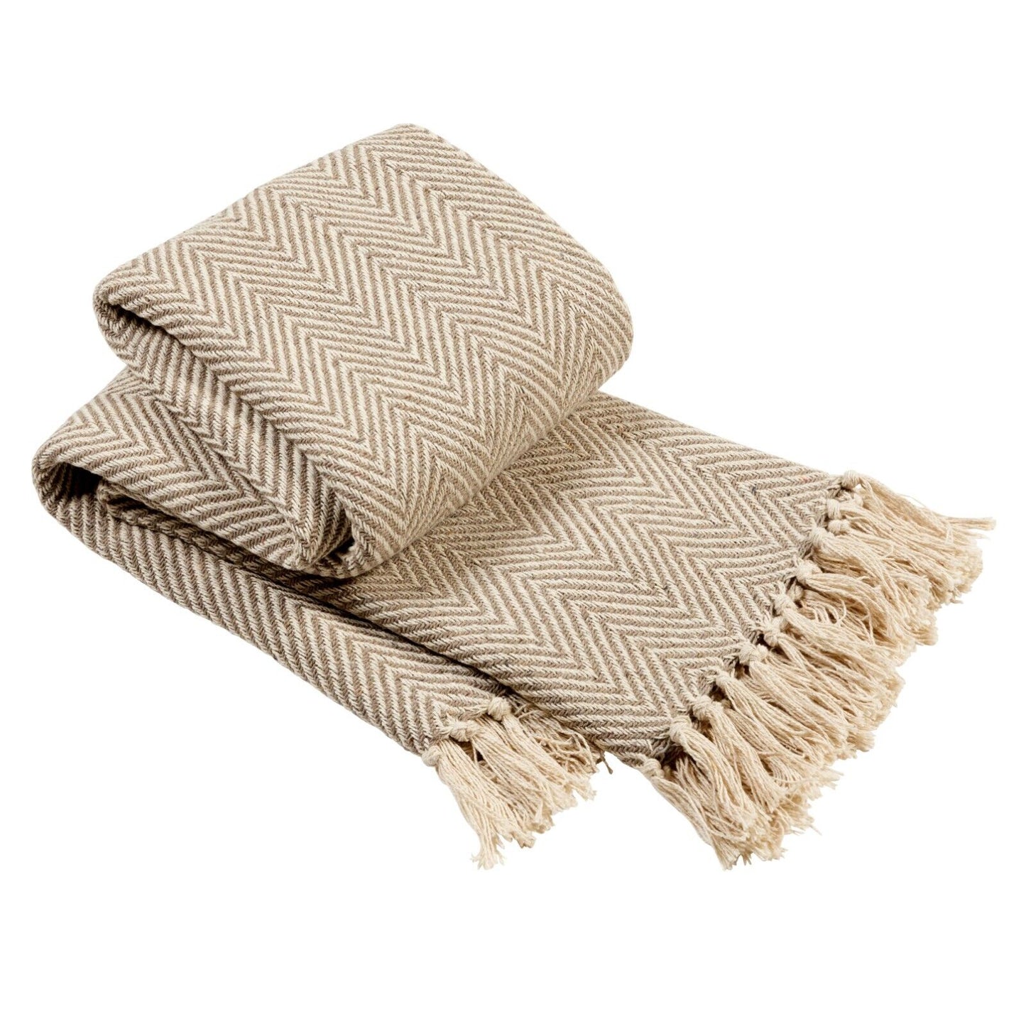 Chevron Design Cotton Throw