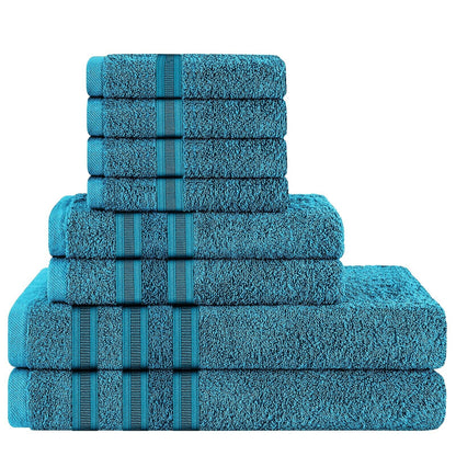 H & B 8 Piece Towel Bale Set 6 Colours