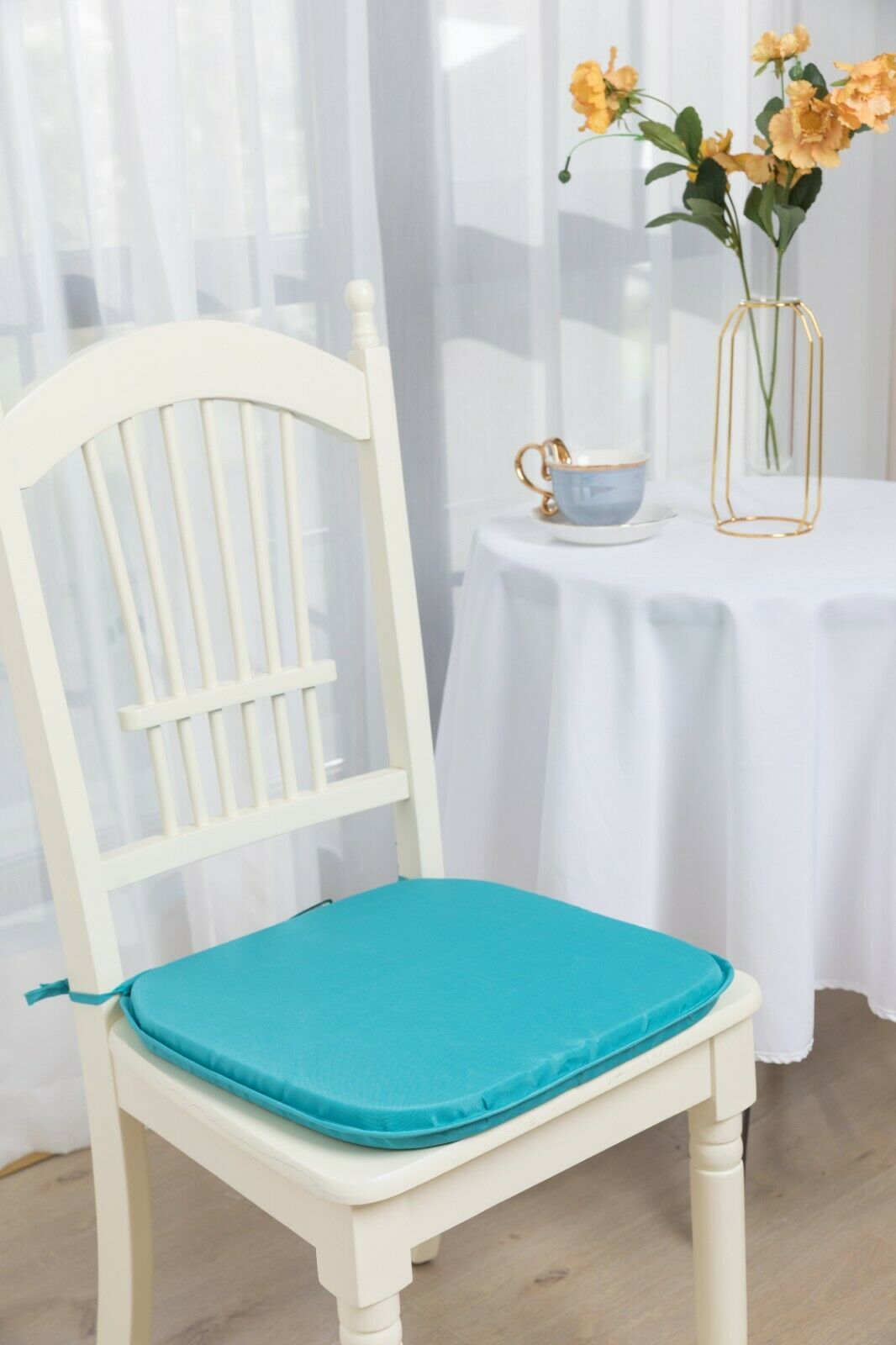Plain Chair Cushion Seat Pads Foam Filled Tie On